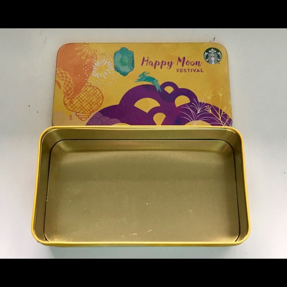 %% RARE Starbucks Mooncake Tin 2016 Thailand LE - Picture 2 of 2